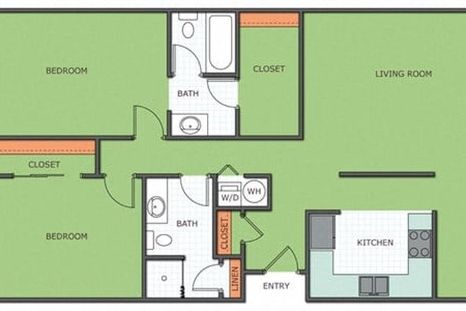 Floorplan - Looking for Roommate near Purdue Indianapolis
