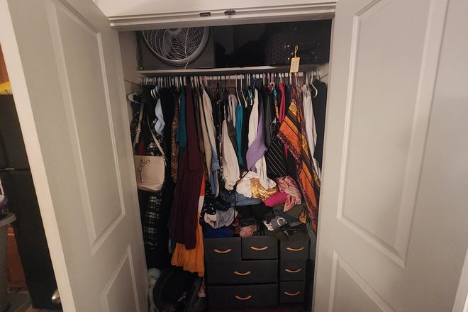 closet - 1631 Willington Street Studio for Rent Apartments