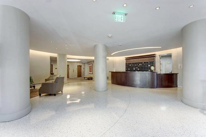 Bldg lobby from entrance - Gorgeous Studio in Beautiful Cathedral Heights Condo