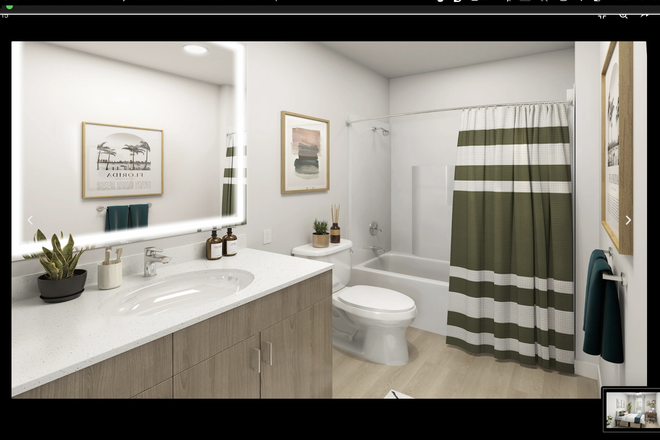 Bathroom - Vibe Orlando Apartments
