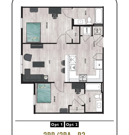 Floor plan - Junction 49 Apartments