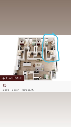 It is one of the higher floors so it includes a balcony - Aspire Reserve