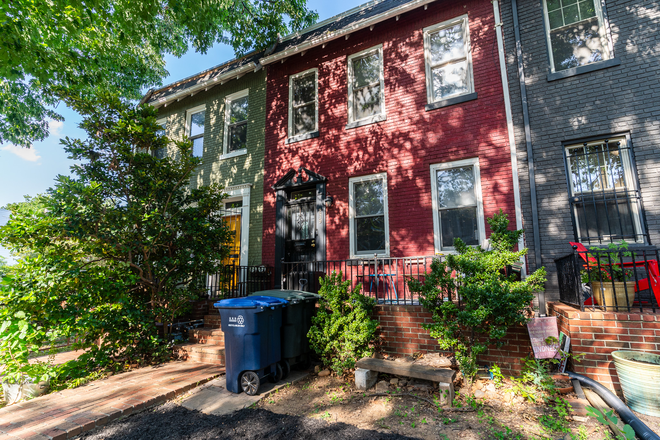 Exterior of Townhouse - Capitol Hill 3 BR/1.5BA semi-detached rowhouse for rent 8/19/25