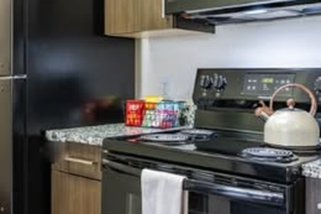 Kitchen - Summer Sublease Downtown Atlanta 1 Bed | 1 Bath | 533 Sq Ft Fully Furnished | Internet Included Apartments
