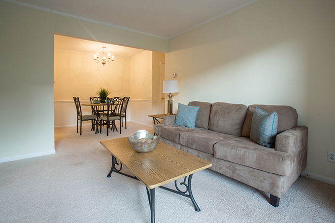 Living Room - 2BR/2BA First-Floor Apartment at Ivy Gardens – 1st of October Move-In