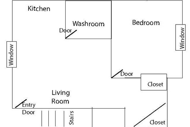 Floorplan - 3rd Floor Unit for Rent (579 Bathurst st) House
