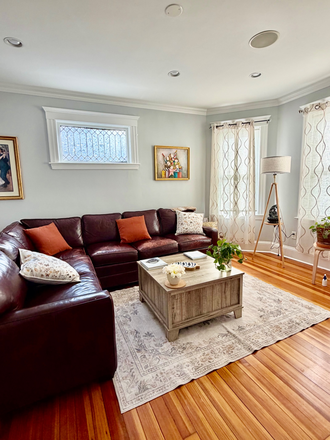 Living room - Rent fully Furnished first floor 2 beds 2 baths with central air modern kitchen with Condo