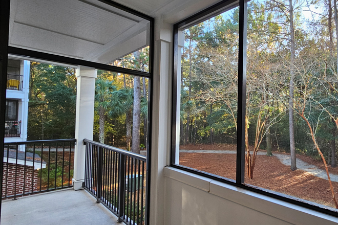 Open and screened balcony view - Retreat at Riverland Woods place Condo