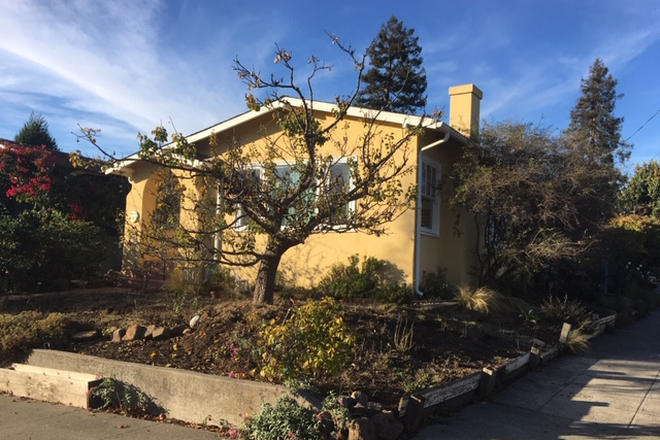 outside street  view - Sunny Berkeley Bungalow for rent from  June 1 to August 29, 2025. House