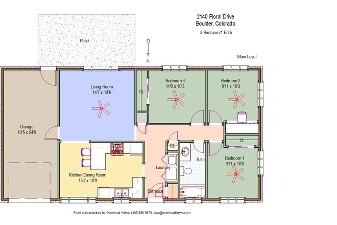 2140 - 2140 Floral Dr. (3BR/1BA) House