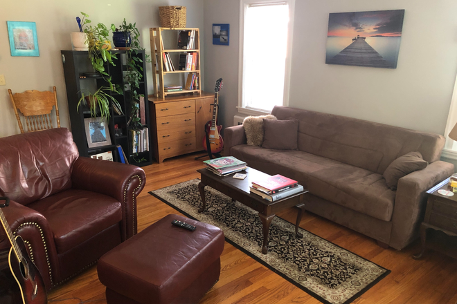 Warm Inviting Living Room - Room in a Nice East Side Apt. Parking and Laundry Included!