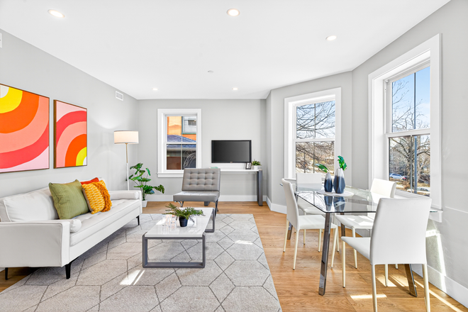 living room - New construction 3 bed with AC and private balcony - NO FEE