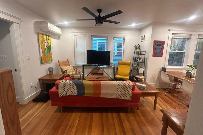 Livingroom - 112 Rockview Street Jamaica Plain, looking for roomate Apartments