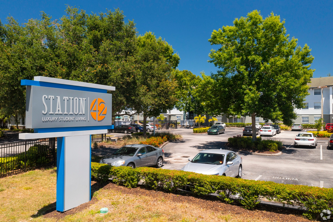 Picture of Station 42 from a street view - Station 42 Apartment Complex | Emergency Lease Takeover- ALL MALE ROOMATES