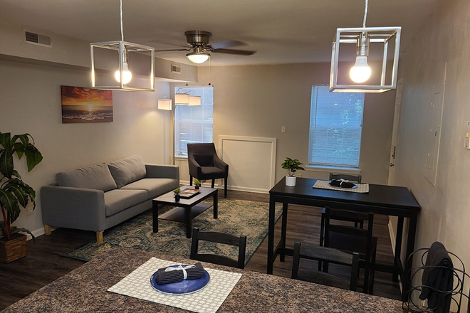 Living Room - ODUrent Offers 1409 W 42nd St Duplex