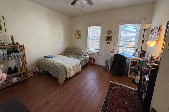 Bedroom - Sunny apartment, <1k/month, near Porter Square and Harvard Campus