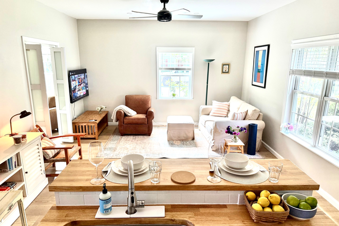 Living room - Charming and Cozy 2b, 10 min to MUSC Apartments