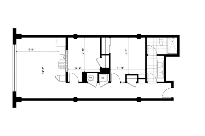 Floorplan; room in middle for you! - ROOM on Beltline - 1 BR/1 SHARED BATH (JAN 1) Apartments