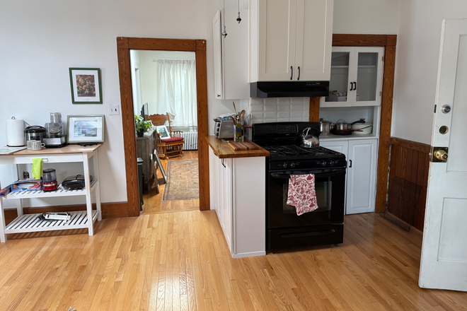 kitchen to living room - Furnished  Cambridge apt. 1 bedroom