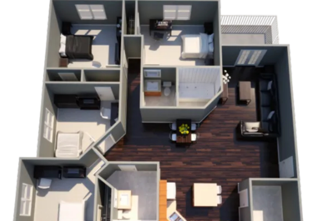 Top left corner bedroom - Village West