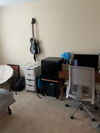 Furniture and Guitar not included - 1 Bedroom Sublet in Quad apartment....walk to campus...Available now for Spring 2026