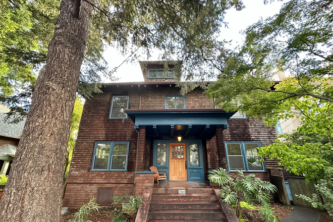 Front of House - Restored Spacious 2BR Historic Home - steps from campus, trails, transit, cafés, and more