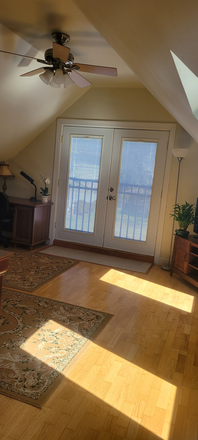 French doors in bedroom - Room in home-Coolidge Ave-Lawrenceville