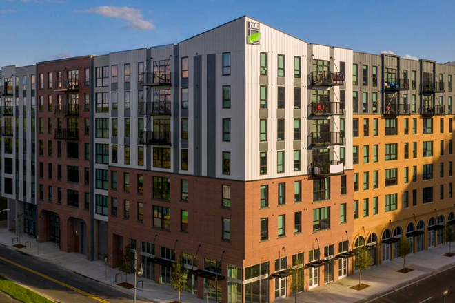 exterior view of Hub on 3rd avenue - SUMMER Relet + Renew option_ Minutes from Campus_Fully Equipped Studio Apartments