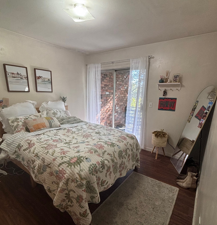 Bedroom 1 (with deck) - Entire 2 Bedroom Apartments Unit for Sublease Spring 2025 - DOWNTOWN