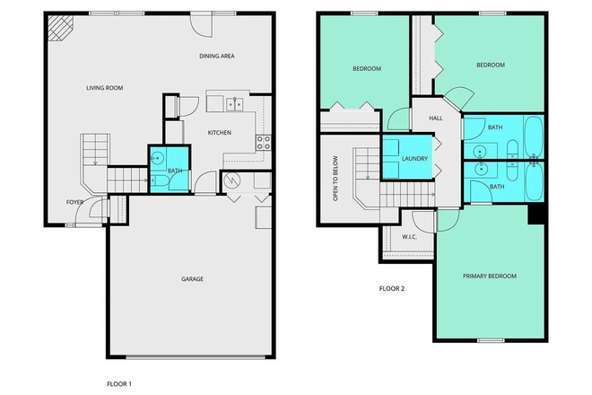 Floorplan - 2811 Wyndham Way (Perfect for Students & Faculty) Townhome