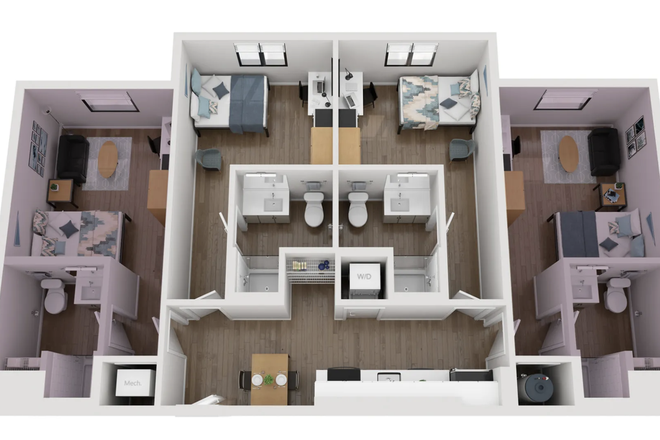 The premium suite on the most right (away from the door) - Nine31