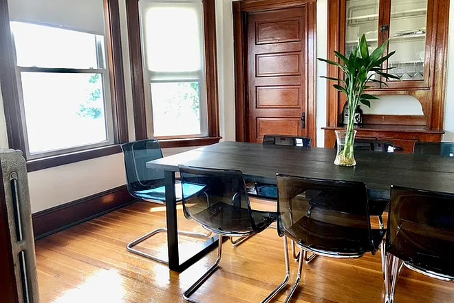 Living Room - NO BROKER FEE -MOVE IN SPECIAL for AUG! | Huge 4BR/2BA Newton Duplex | Great for Students + Roommate Duplex