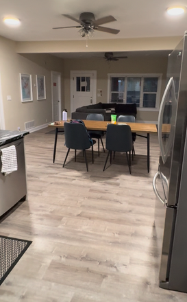 photo from kitchen by back staircase and door - House close to campus