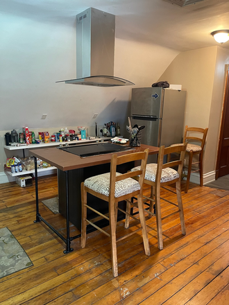 Kitchen - Fully furnished spacious 3 BR apartment in Beautiful Victorian Home - 1 bedroom available