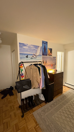 Bedroom 2 - Private Bedroom in Dexter Park, A/C, Private Bathroom, Balcony, Furniture Included! Apartments