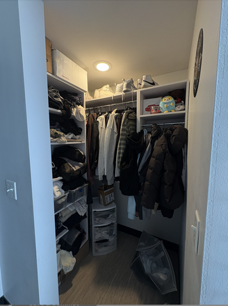 Bedroom Closet - Hub On Campus State Apartments