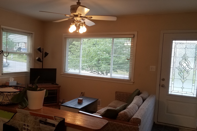 Living room from kitchen. - Tonquil Place w/ 1 Affordable Room for Graduate Student or Young Professional House