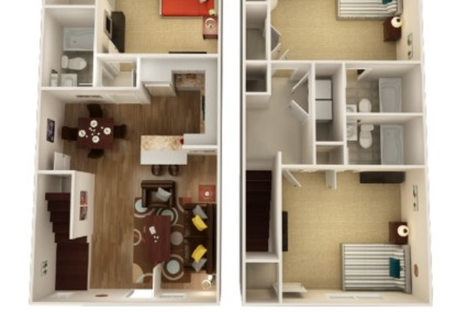 Floor plan - Woodlands at College Station #623