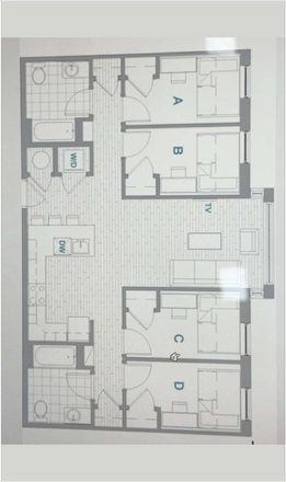 floor plan - Landmark Apartments