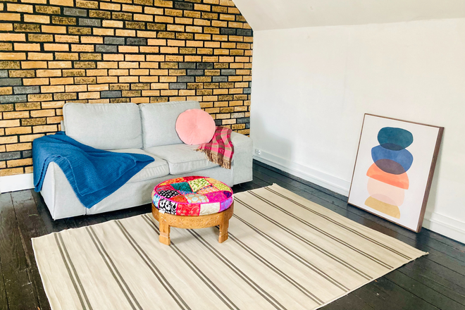 large bedroom 1, currently used as living room - Fully Furnished Private Room with Utilities High Speed Wifi Apartments