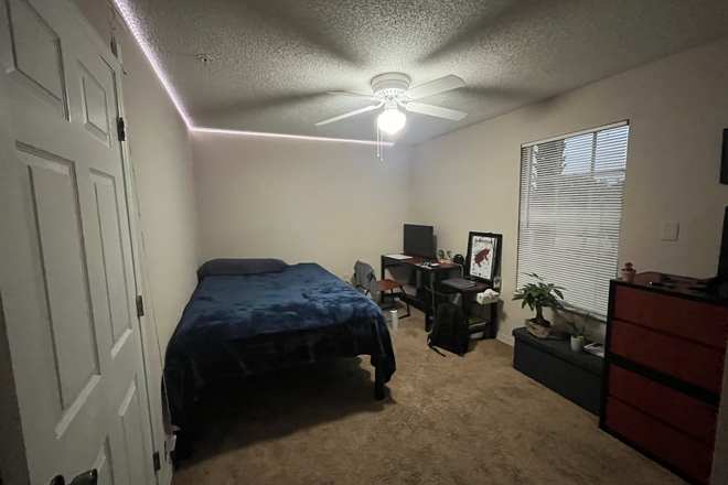 Actual Bedroom - Knights Circle Apartments