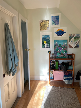 bedroom - Furnished room in 4Br/1Ba quiet and cozy apt, near Orange T station, Somerville,  ava 9/1/2025