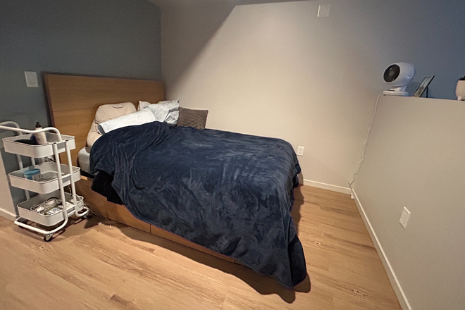 Bed - Hub College Park Studio Apartment