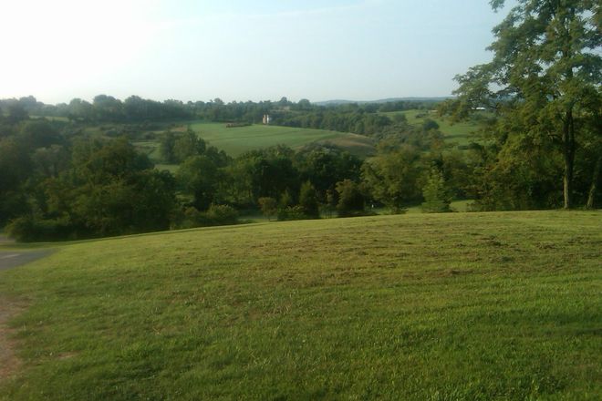 View of Heritage Park from deck - 2 bedroom apartment located in beautiful setting