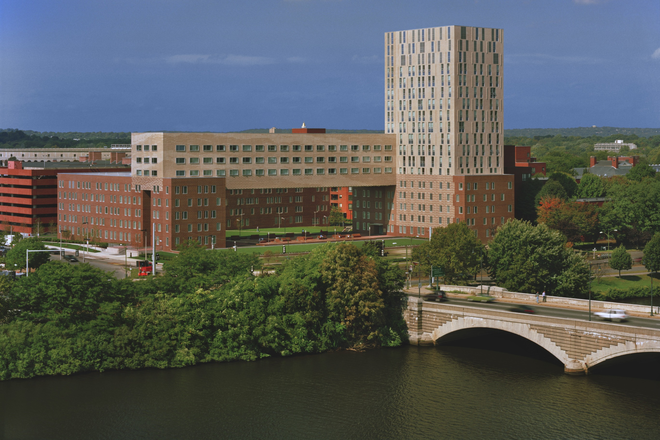 Building picture. For apartment overview, please refer to the Virtual Link Tour - OWA Tower (2 BR / 1 BA), fully furnished, 612 sqr ft, no side neighboors, river & court view Apartments