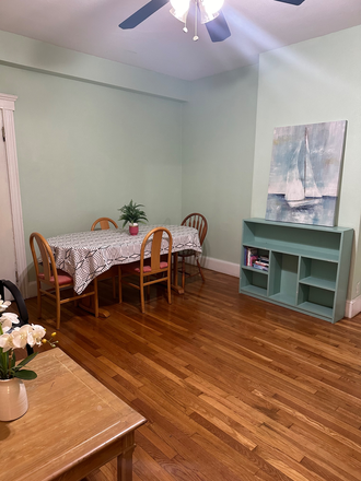 Living room - Cambridge near MIT, HBS, Kendall Square, furnished, no fee, free laundry