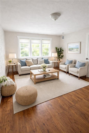 living room - Second floor three bedroom apartment located in Oak Hill neighborhood Pawtucket