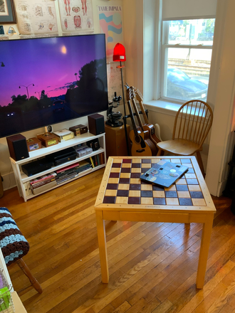 Living room from front of alcove - GRAD STUDENTS ONLY Large bedroom right off Packard's Corner Green Line Stop Apartments