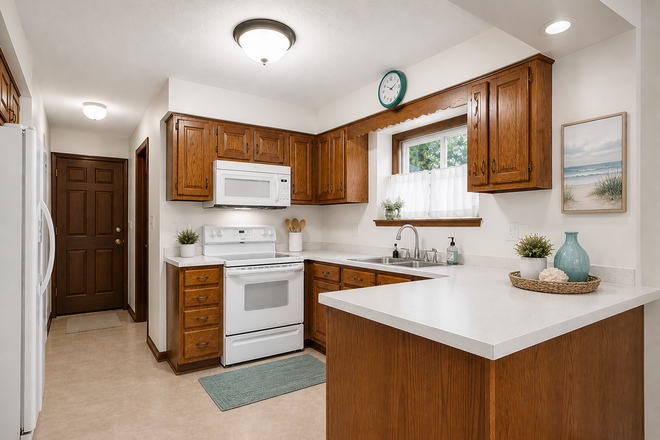 Kitchen - 2 Bedrooms for Rent for 2 Female Students, 2026-2027 School Year House