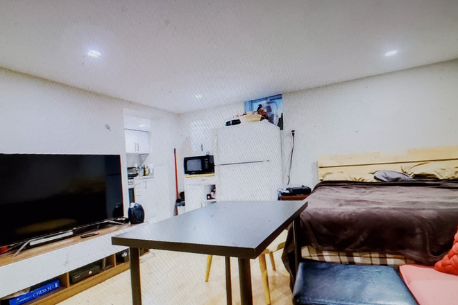 living/bedroom - Studio apartment in the basement of house